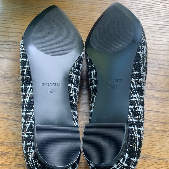 Nine West Womens Abay 2 Black Smoking Loafers size 5.5 NWB - Picture 7 of 9